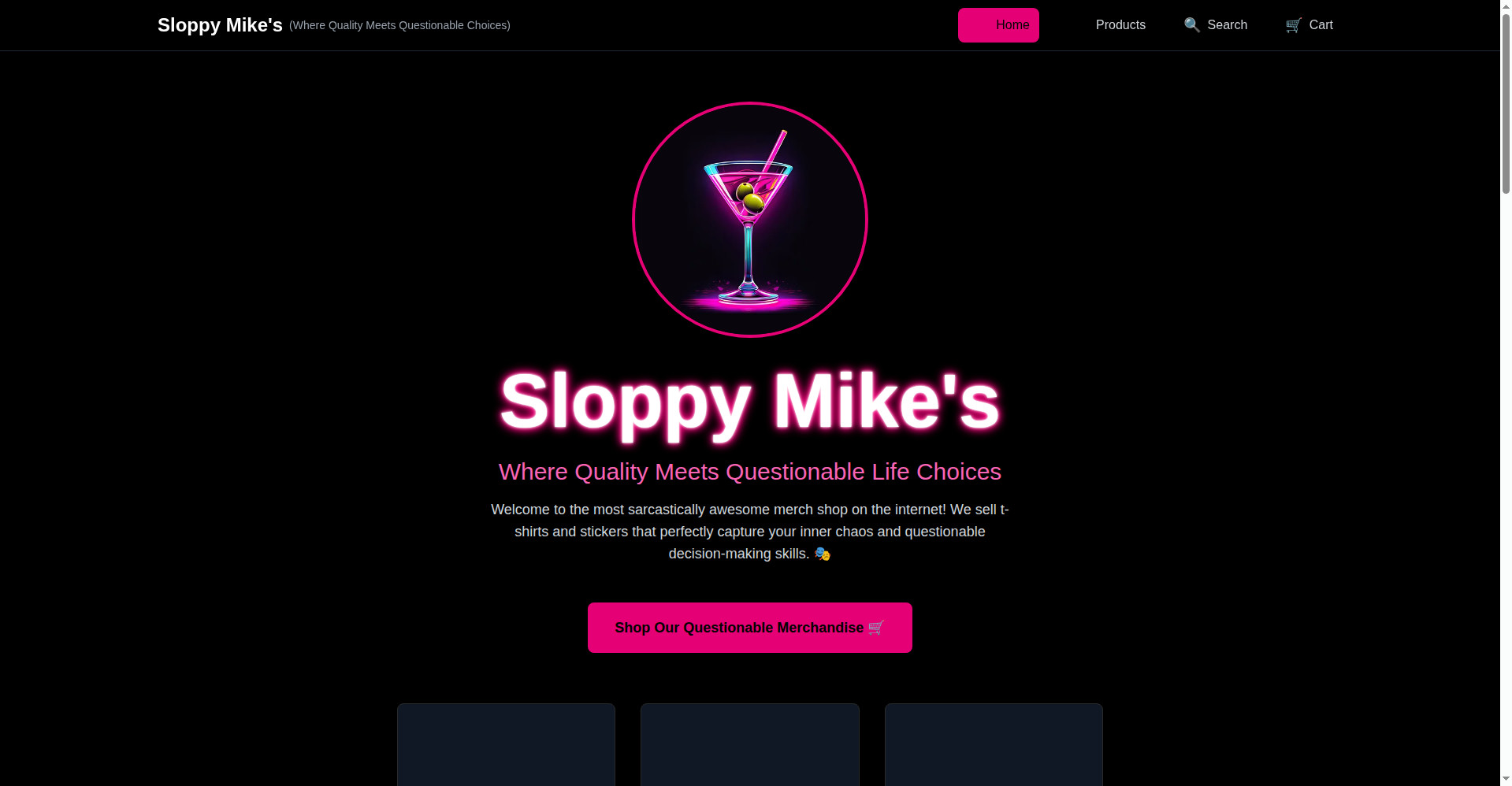 Sloppy Mike's homepage
